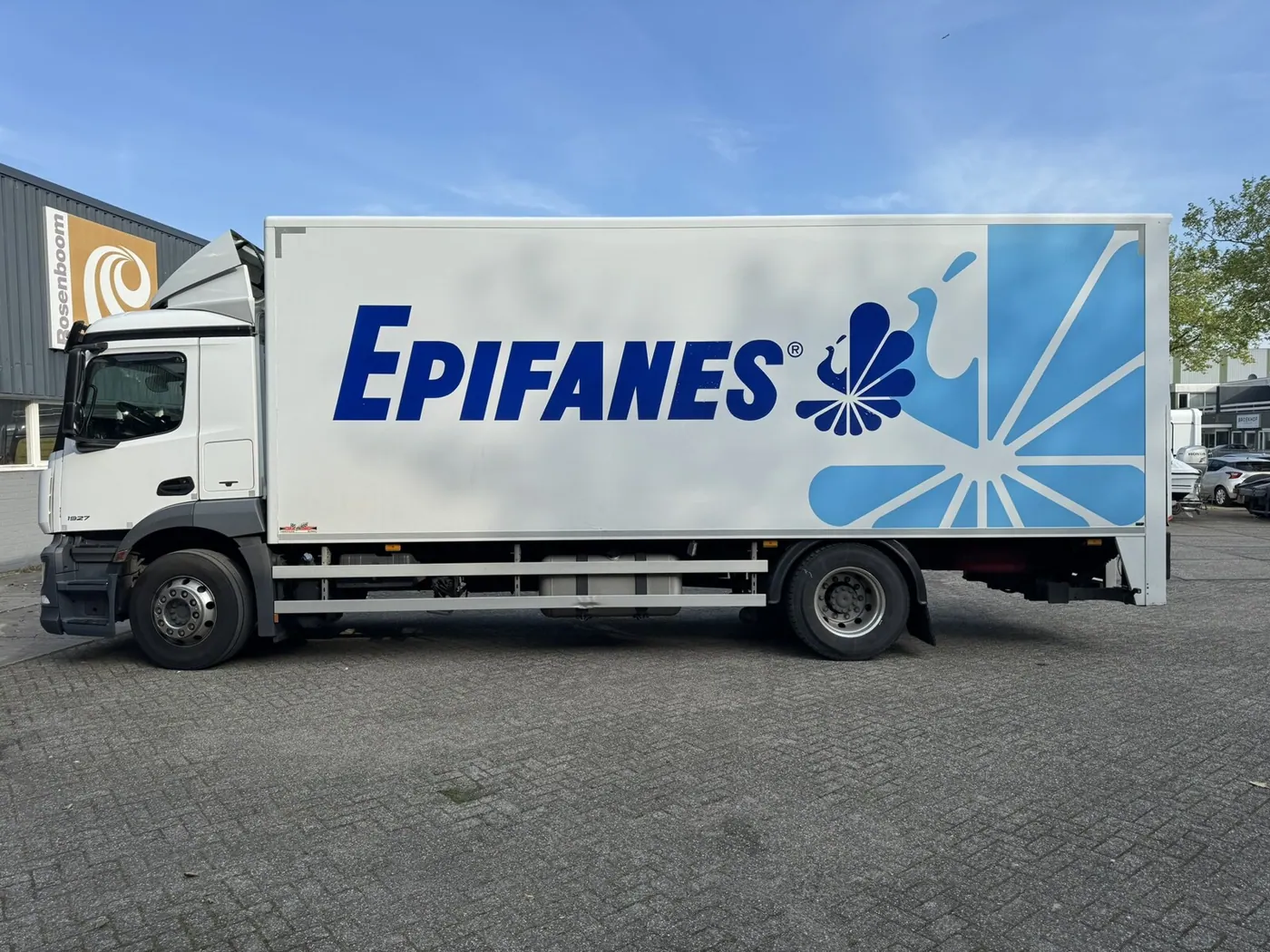 Epifanes vrachtwagenreclame